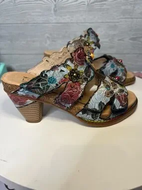 L'artiste | Shoes | L Artiste By Spring Step Multicolor Floral Leather ...